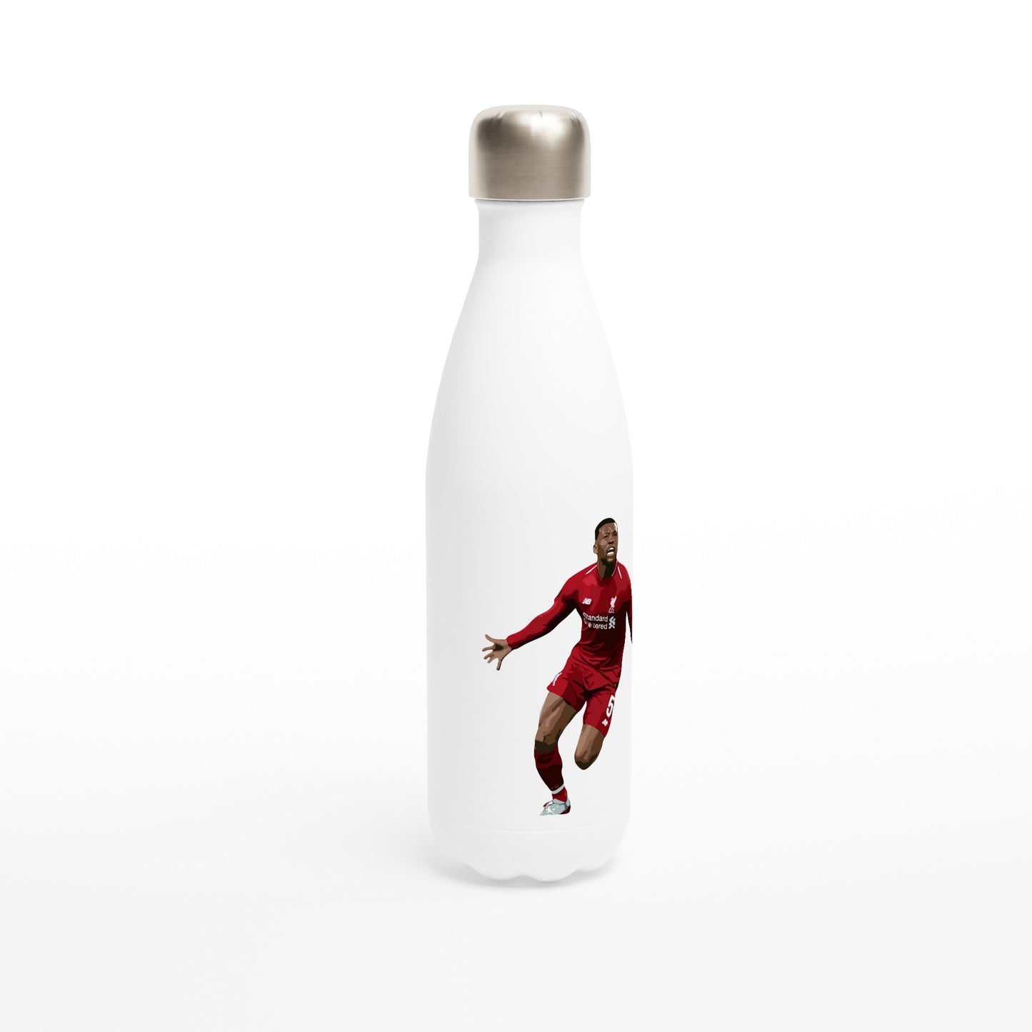 Gini Three Three - LFC - White Stainless Steel Water Bottle
